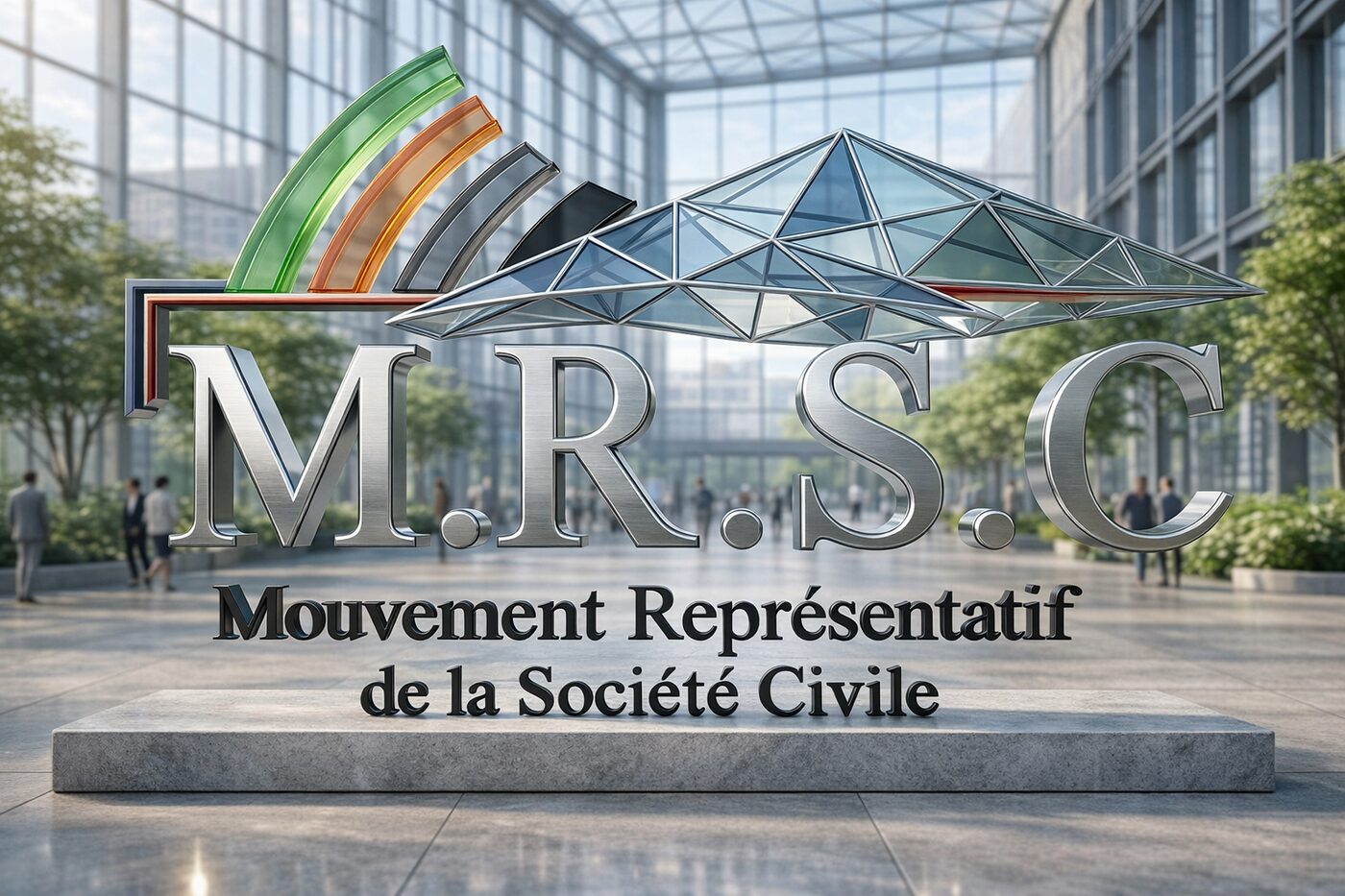Logo M.R.S.C. — Mouvement Représentatif de la Société Civile.